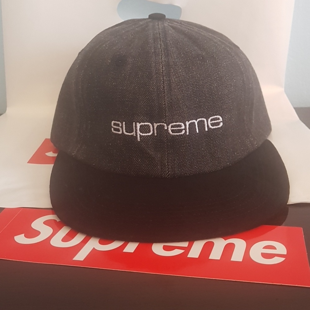 Supreme denim suede 6-panel SS/18